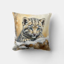Search for snow leopards cushions Nature