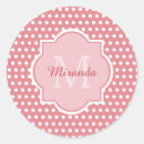 Search for pink polka dots stickers Girl