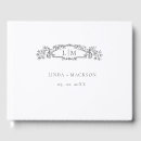 Search for vintage wedding guest books Black and white