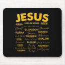Search for gods names mouse mats Jesus