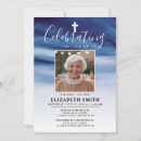Search for navy blue funeral invitations Memorial service