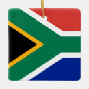 Search for south africa christmas tree decorations South african flag