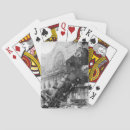 Search for steam train playing cards Vintage