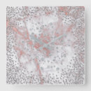 Search for silver and pink clocks Grey
