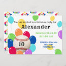 Search for softball player invitations For kids