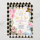 Search for sip and see party invitations Mad hatter