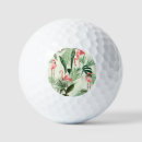 Search for flamingo golf balls Illustration