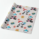 Search for panda christmas wrapping paper Bear