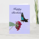 Search for blue butterfly birthday cards Insect