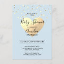 Search for foil baby boy shower invitations Gold
