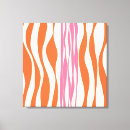 Search for orange canvas prints Striped