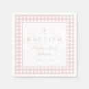Search for pink gingham napkins For kids