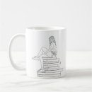 Search for woman reading mugs Library