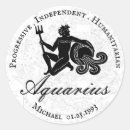 Search for aquarius stickers Zodiac
