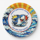 Search for nautical paper plates Shark