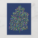 Search for tree design postcards Yellow