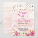 Search for confetti hen party invitations Glitter