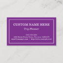 Search for understated business cards Double line white border