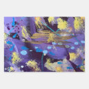 Search for new years eve wrapping paper Blue