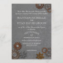 Search for steel invitations Rustic