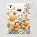 Search for honey bee postcards Wildflowers