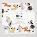 Search for pet birthday invitations Pawty