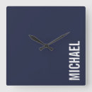 Search for navy blue clocks Modern