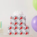 Search for boxing gloves wrapping paper Red