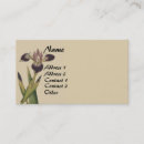 Search for iris business cards Botanical