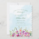 Search for purple floral birthday invitations Wildflowers