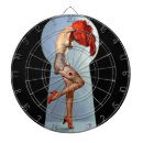 Search for vintage dartboards Girl