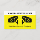 Search for security camera business cards Monitoring