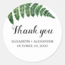 Search for fern wedding stickers Green