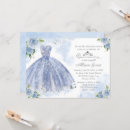 Search for light blue quinceanera invitations 15th birthday
