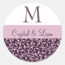 Search for lilac monogram stickers Plum