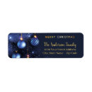 Search for blue gold return address labels Winter