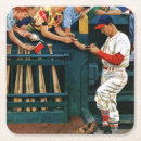 Search for vintage baseball coasters Saturday evening post
