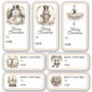 Search for vintage christmas stickers To from