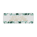 Search for green stripes return address labels Simple calligraphy