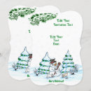 Search for puppy christmas invitations Snow