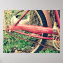Search for red bicycle posters Vintage