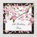Search for cherry blossom birthday invitations Japanese