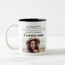 Search for 21st birthday mugs Stylish