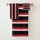 Search for black red white bath towels Modern