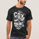 Search for cox tshirts Thing