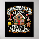 Search for project management posters Gingerbread house