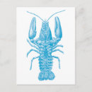Search for lobster postcards Blue
