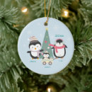 Search for penguin family christmas tree decorations Snowflakes