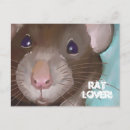 Search for rat lovers postcards Pet