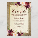 Search for marsala baby shower invitations Fall